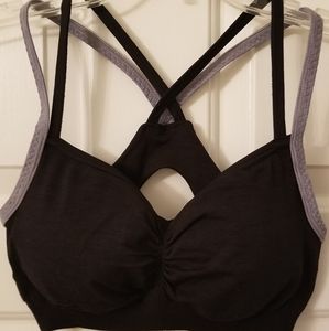 Athleta Sports Bra- black, size sm